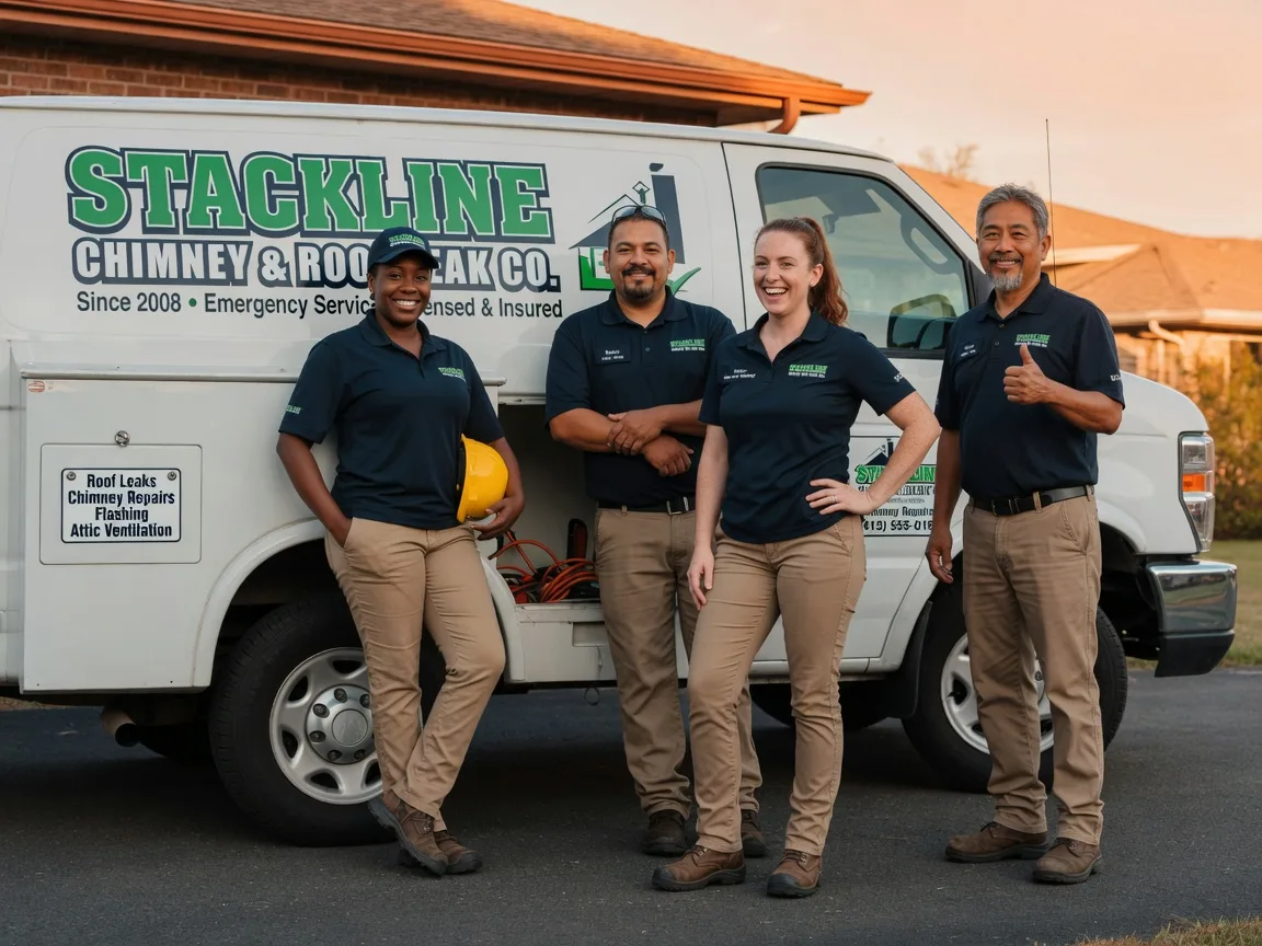 Chimney flashing repair company in Gastonia, NC